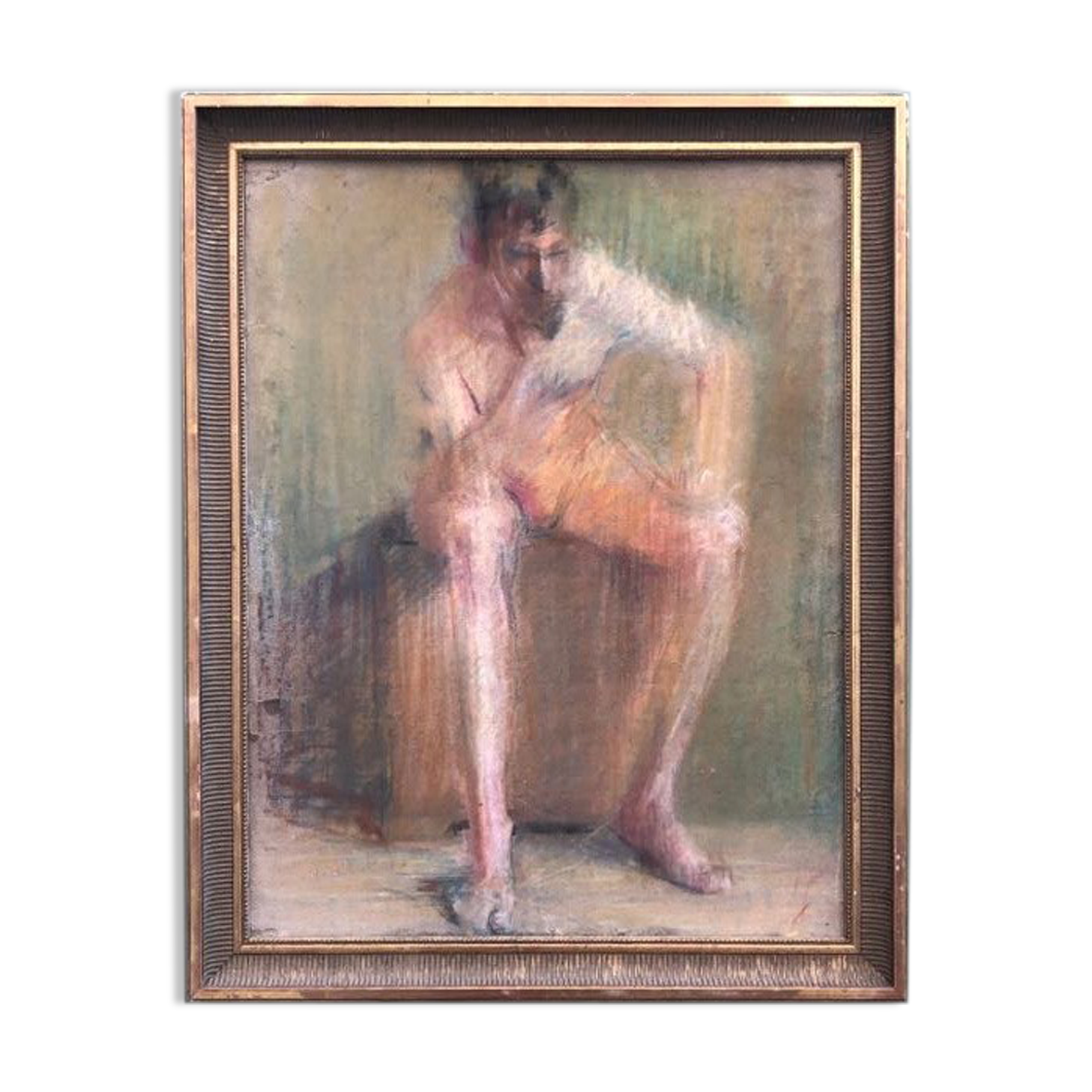 Portrait "Young Seated Man"