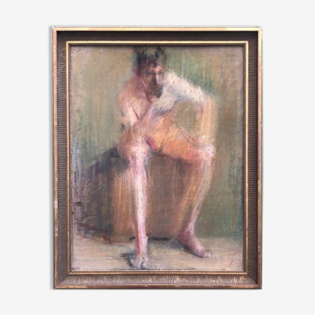 Portrait "Young Seated Man"