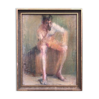 Portrait "Young Seated Man"