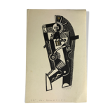 Illustration Walter Wahlstedt "ER, der kommende" Der Sturm 1923