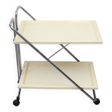 1970s trolley in chrome and plastic