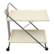 1970s trolley in chrome and plastic