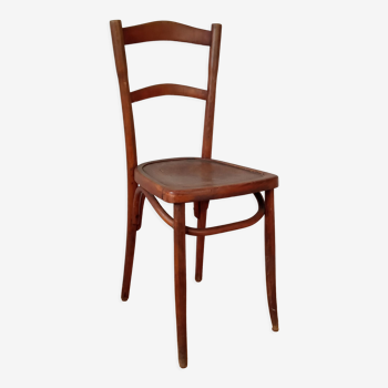Art-nouveau bistro chair in bentwood