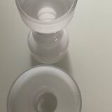 Pair of vintage opaline vases
