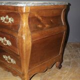 Eighteenth-century walnut tomb commode.