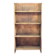 Bibliothque années 50 en bois brut