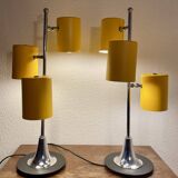 Pair of table lamps, Space Age, 60s/70s