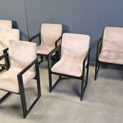 Set of 6 vintage dining chairs attributed to Tobia Scarpa, 1970s