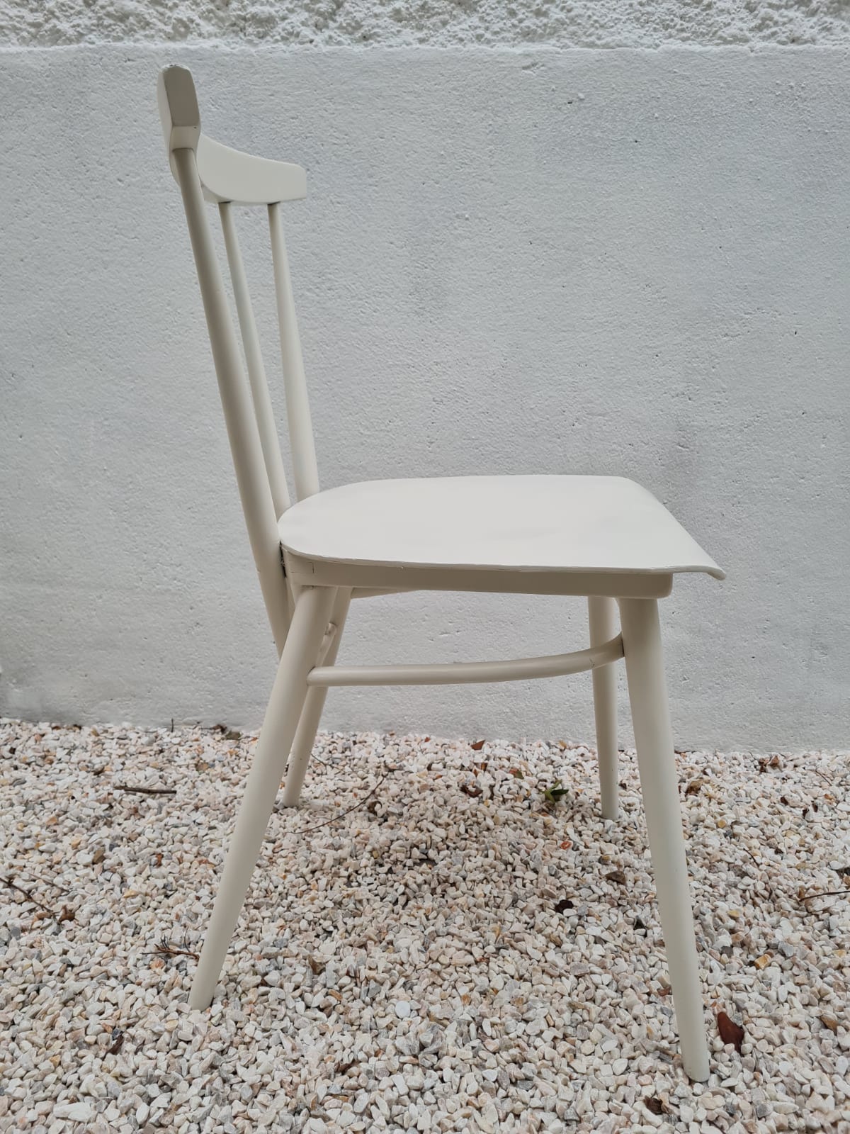 White bistro chair