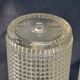 Pair of globe lampshades for wall lamp or lighting lamp in molded pressed glass