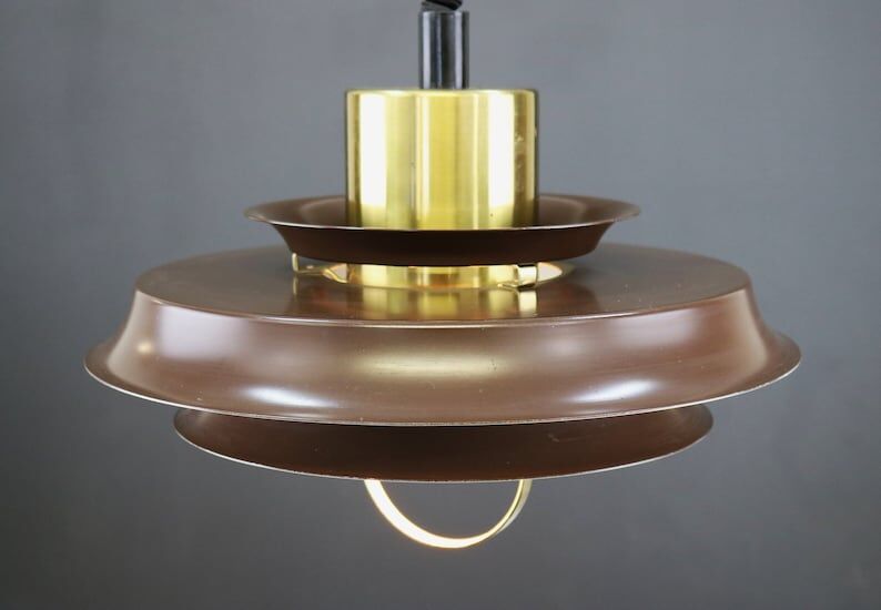 Pendant lamp by Vitrika 1970s Denmark