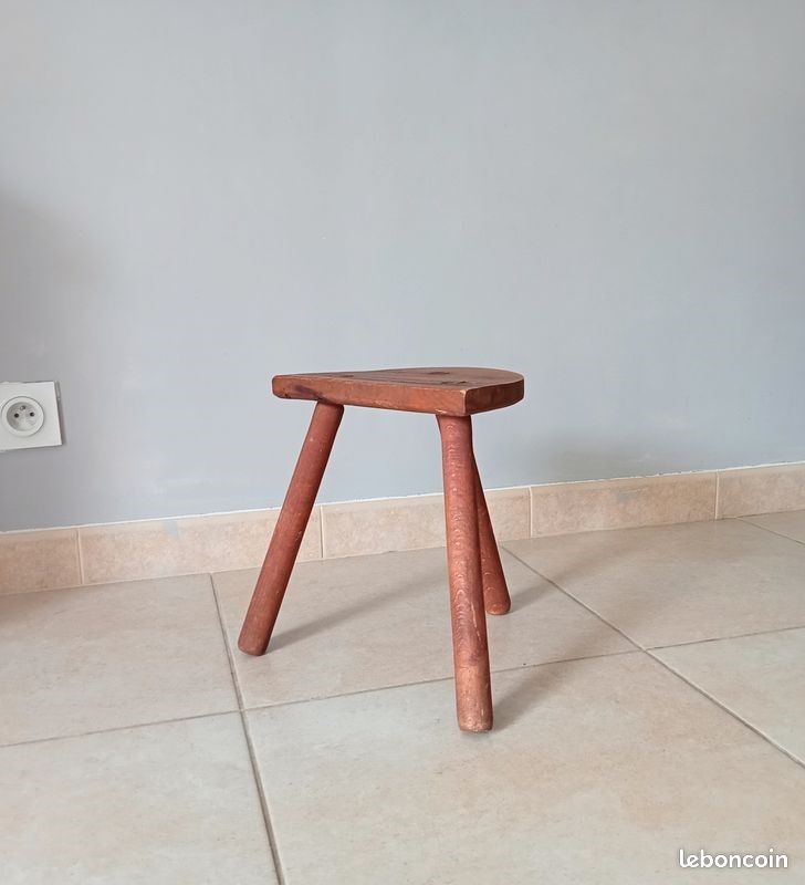 Vintage tripod stool 60s/70s