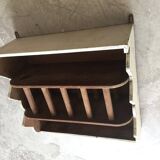 Rangement mural de cuisine en bois