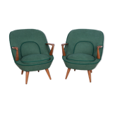 Model 345 armchairs by J. Jędrachowicz i K. Racinowski for Poznan Furniture Factory, 1950s, Set of 2