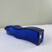 Grande bouteille bleu cobalt
