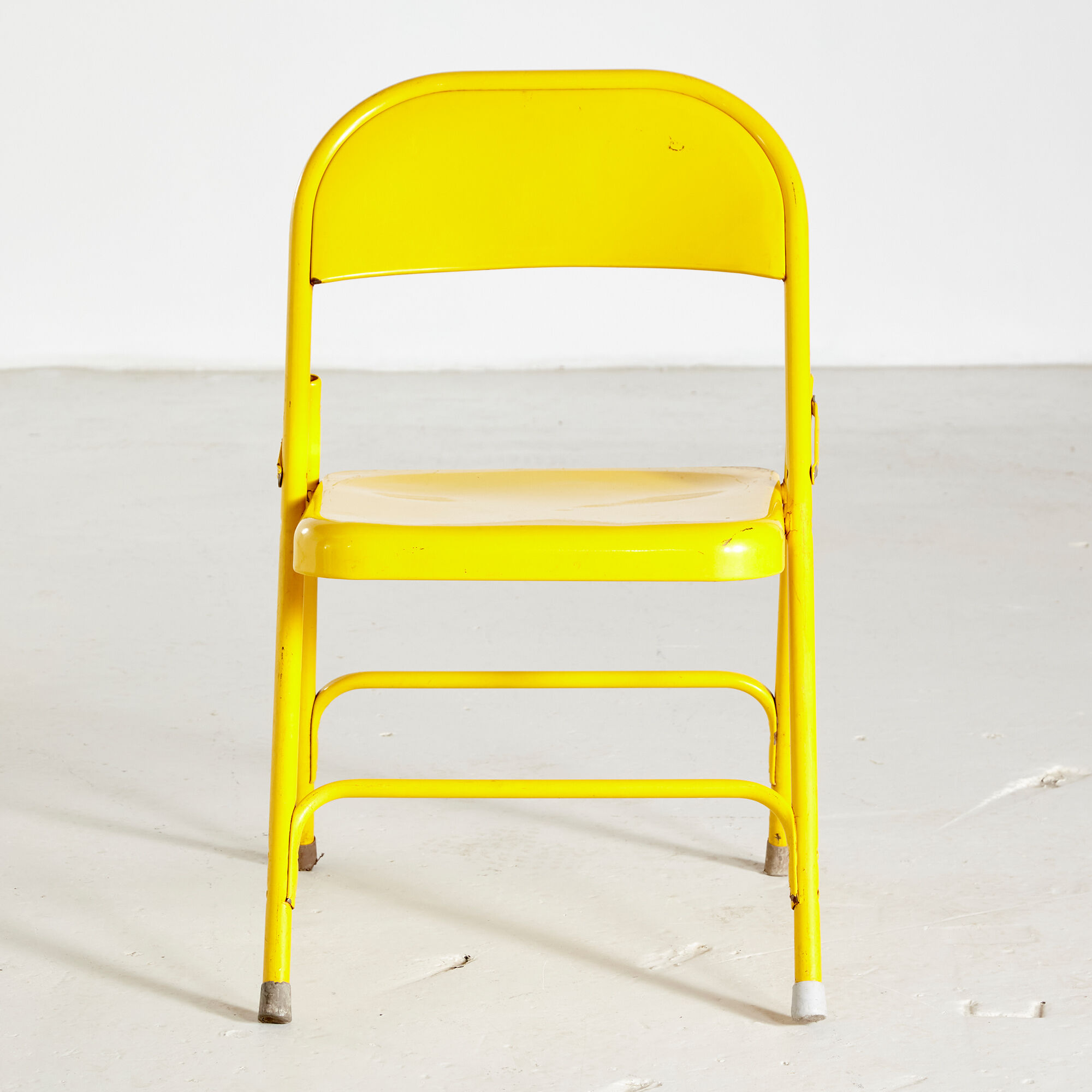 Yellow foldable chair