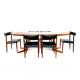 Table danoise en teck extensible vintage des années 60