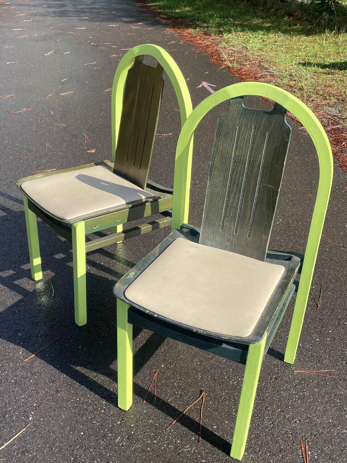 4 Baumann Argos wooden chairs