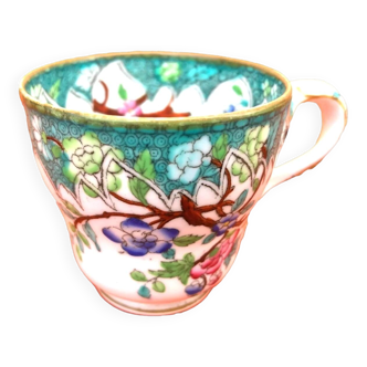 Ancienne tasse porcelaine dans le style Minton décor japonisant