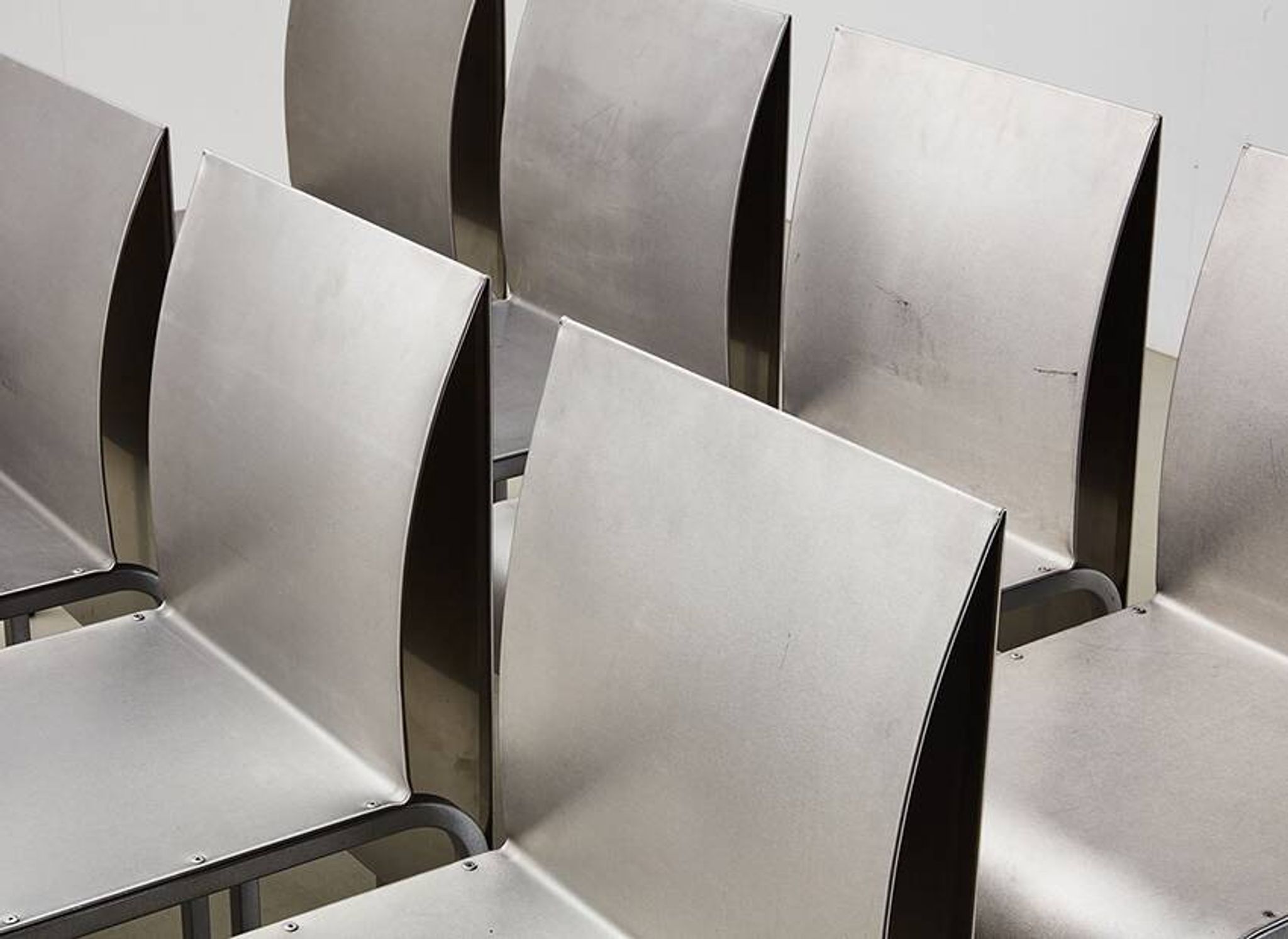 Postmodern Dining Set in Aluminum and Steel Belgium 1980s/90s