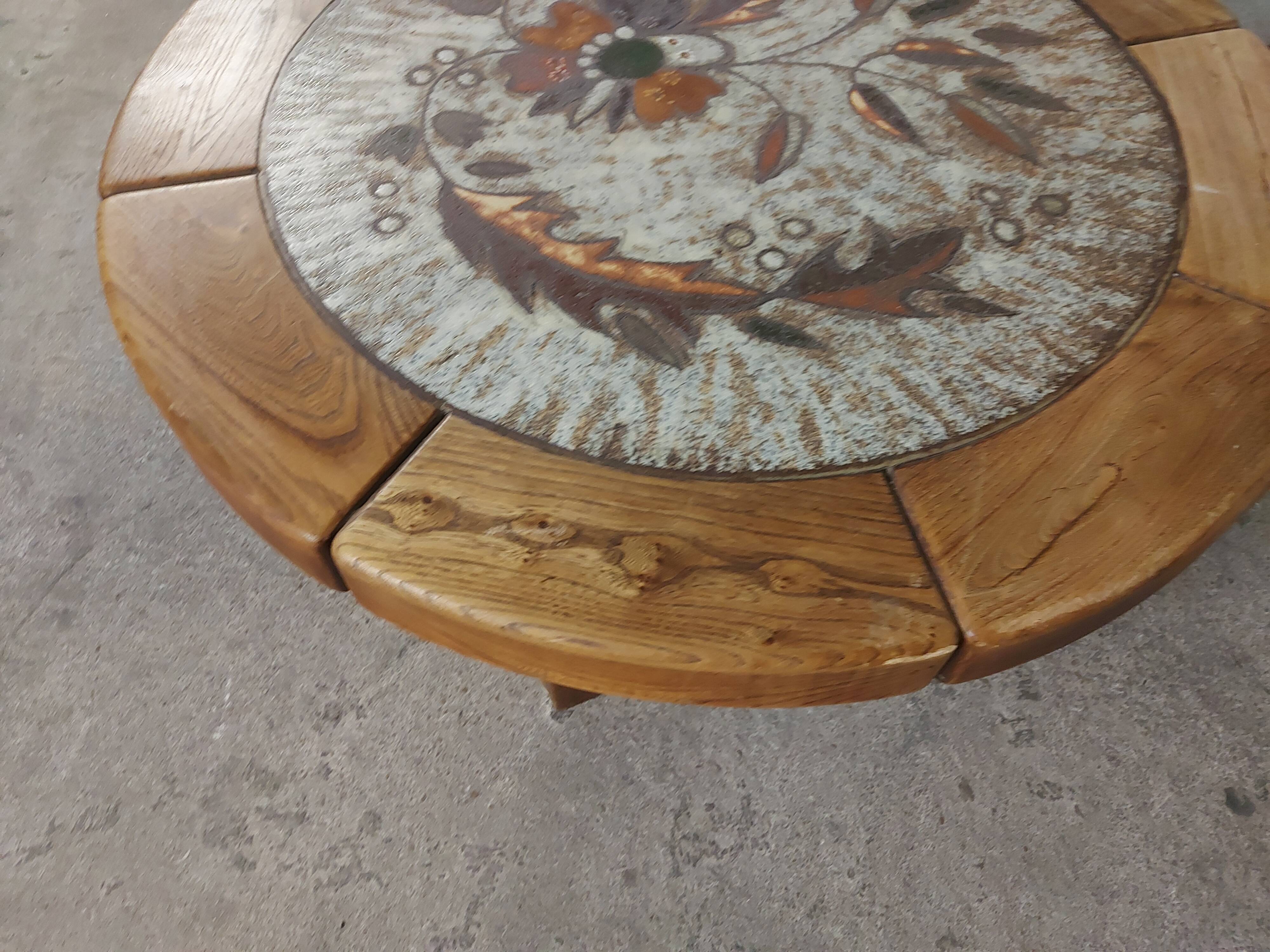 Table vintage ceramic top 50's, 60'S