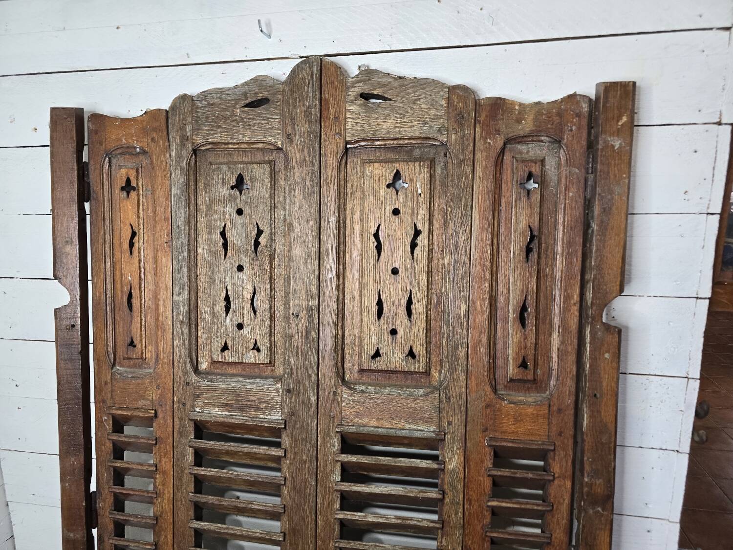Volets en chêne