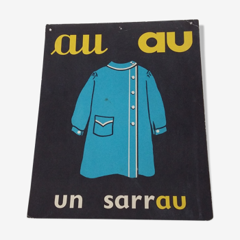 Image de lecture : le sarrau (la blouse)