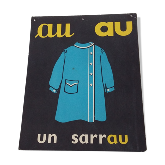 Image de lecture : le sarrau (la blouse)