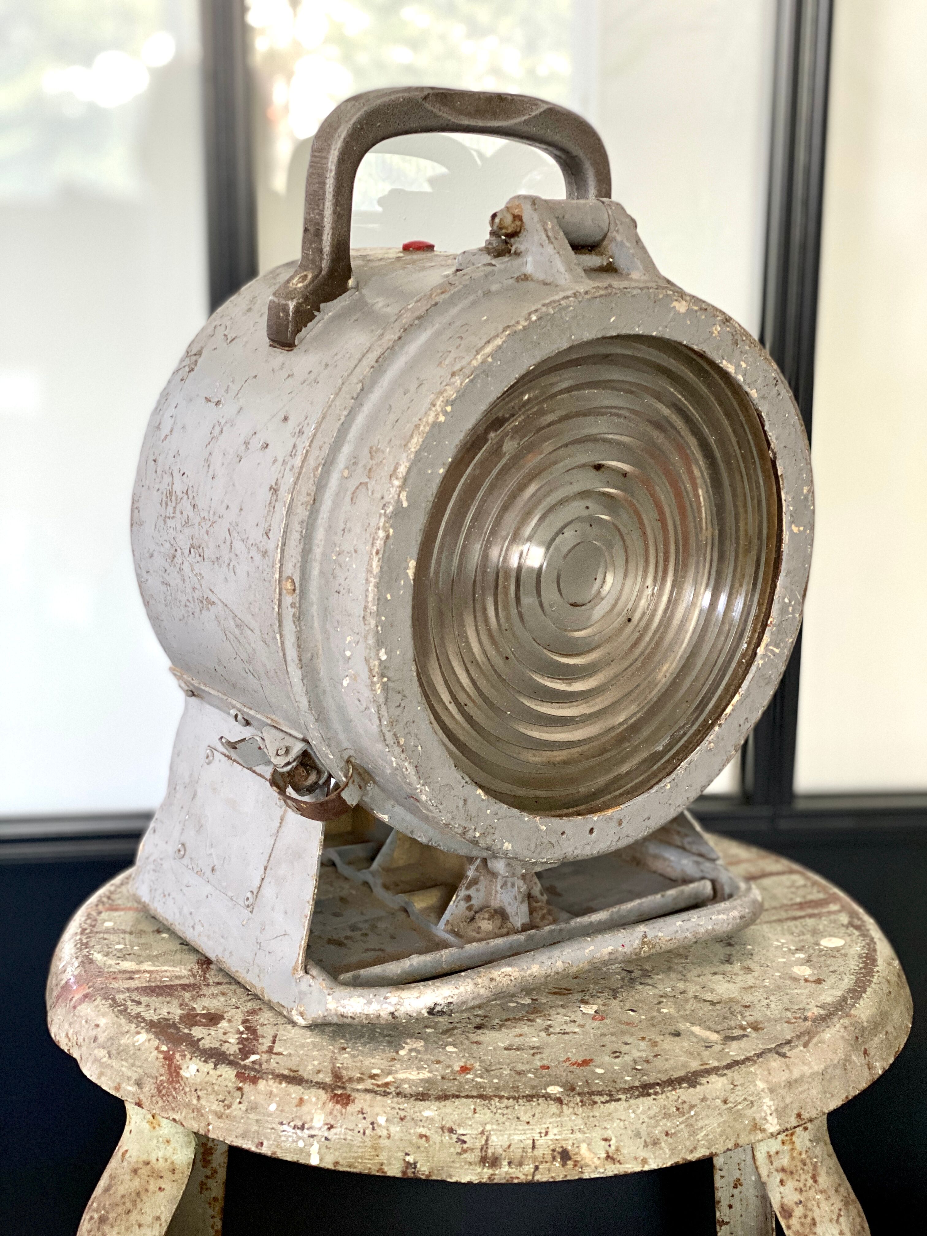 Ancienne lampe SNCF vintage