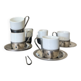 Lot de 6 tasses avec sous tasse letang remy