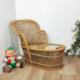 Rattan daybed for children