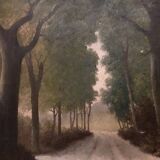 Tableau paysage forestier