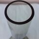 Single-stem glass vase