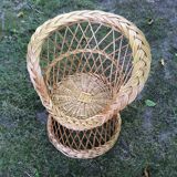 Children's wicker chair