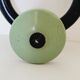 Coat rack with 3 hooks in black and green metal vintage Roger Feraud