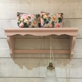 Etagère bois rose pale
