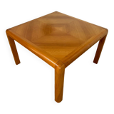 Old dining table with extension Scandinavian design from the 70s solid beech