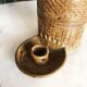 Vase bougeoir en grès