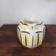 Vintage Ceramic Jug with Yellow and Black Decoration