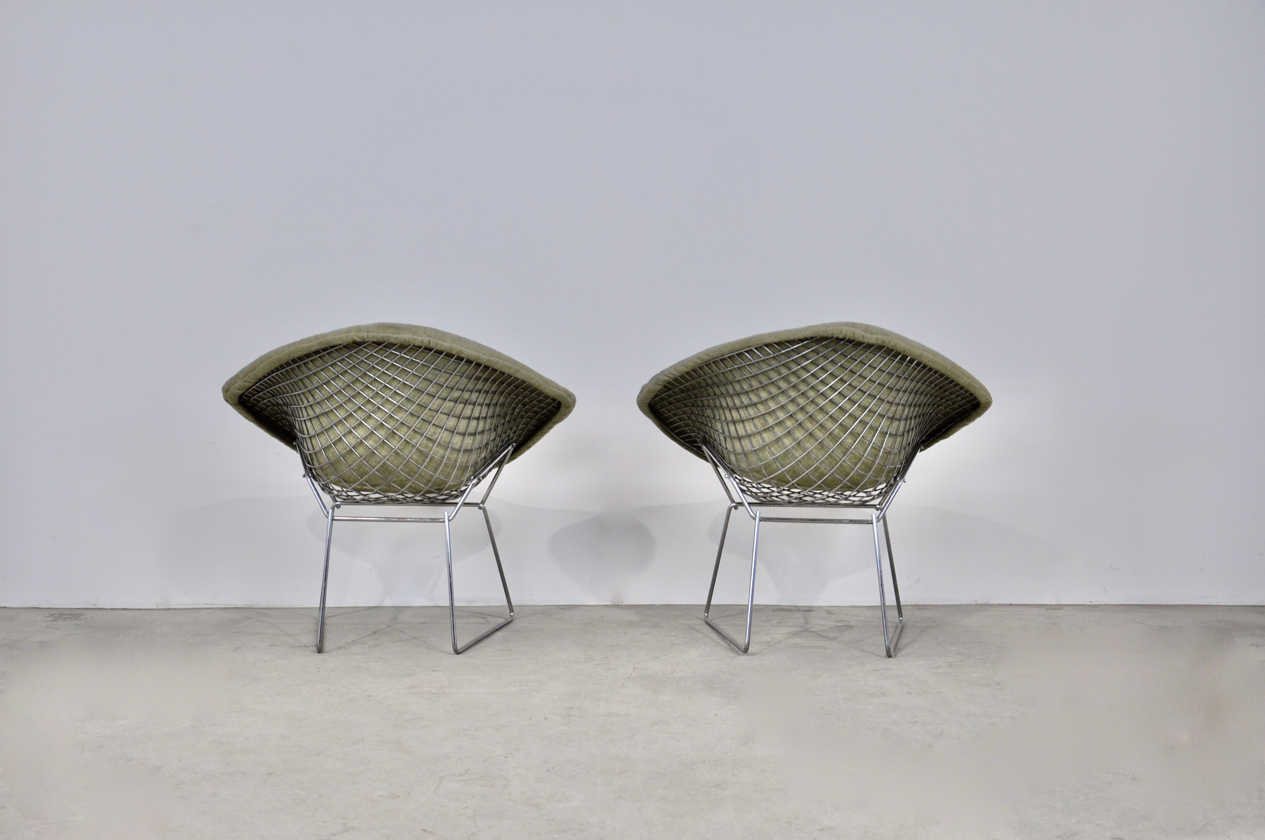 Diamond Chairs by Harry Bertoia for Knoll (1970s)