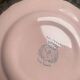 6 pink dessert plates