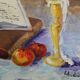 Nature morte à la bougie, Eliane Hurtado
