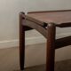 Vintage Teak Coffee Table, Mid Century Modern, Sculptural Arched Stretchers