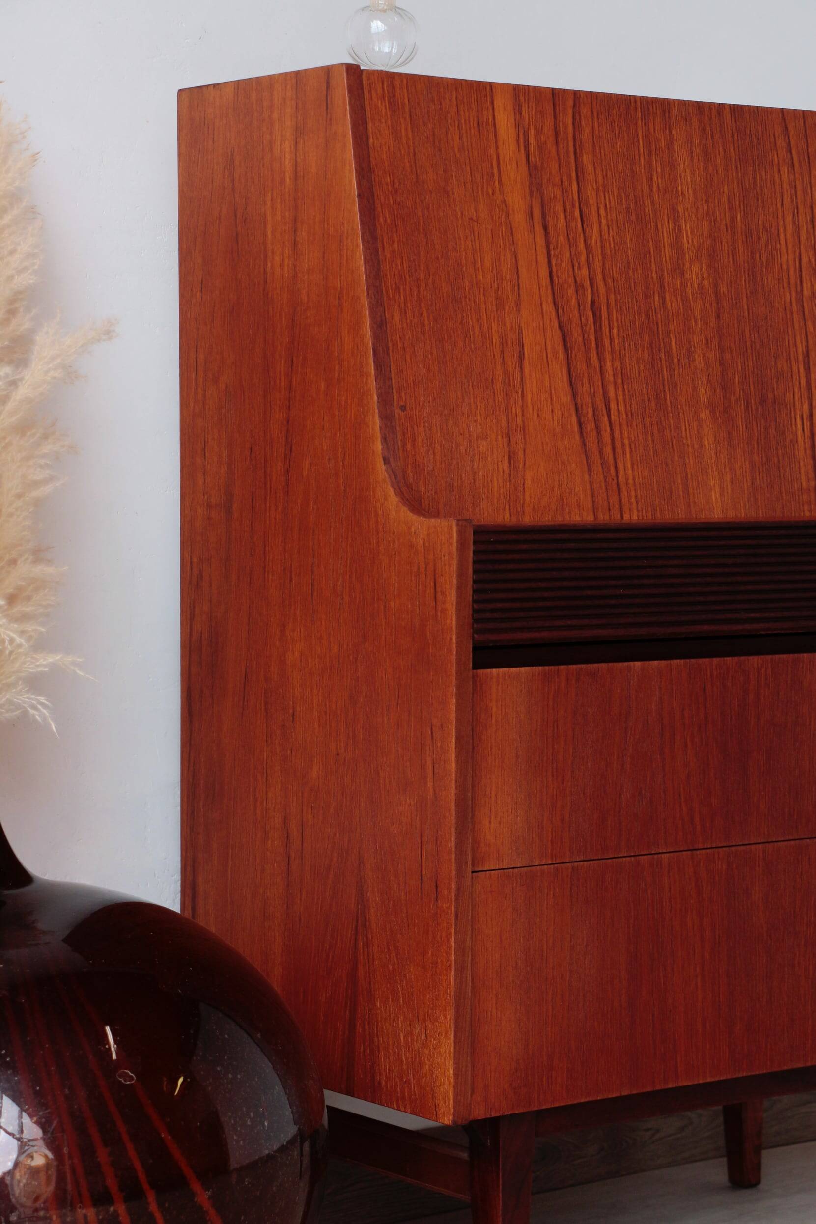 Vintage teak desk by Elliots of Newbury – 1960s design