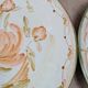 Set of 6 handmade flat plates signed by Maïté – hand-painted designs