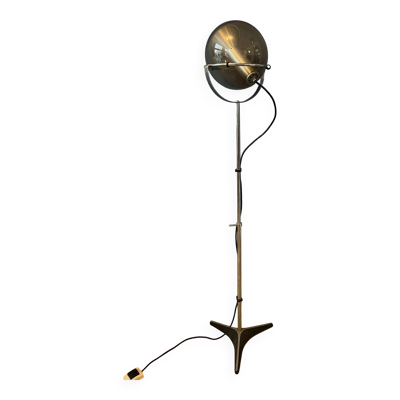 Lampadaire globe oculaire vintage Raak 'Globe' par Frank Ligtelijn
