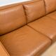 Vintage Danish mid-century 3-person Stouby sofa in cognac leather, 1960s