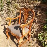 19th painted Italian armchair