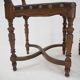 Pair of Antique Embossed Leather Chairs