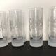 8 cut crystal orangeade glasses